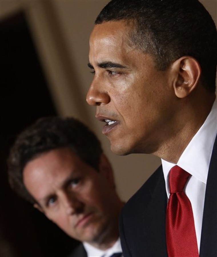 Barack Obama, Timothy Geithner